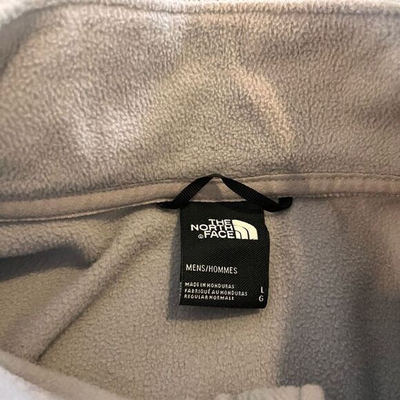 North‎ Face Grey Casual Fleece Pullover Men Large - Picture 3 of 4